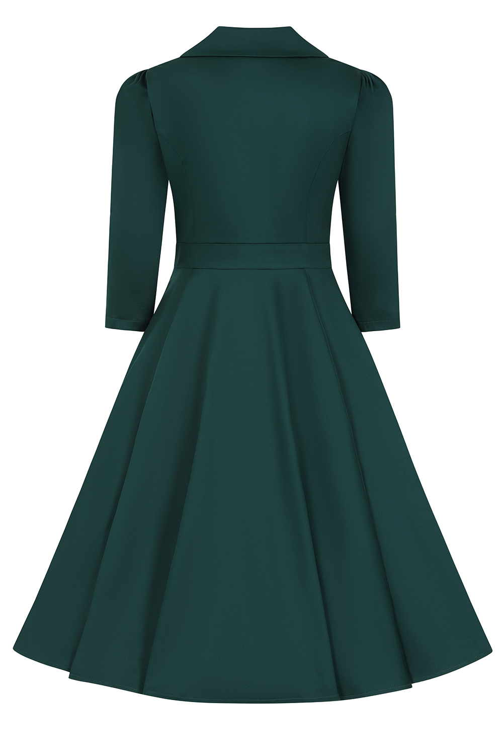 Alyssa Green Swing Dress in Extended Sizing